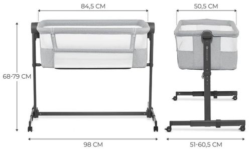 купить Манеж KinderKraft Neste Up2 KLNEUP02LGR0000 Light Grey в Кишинёве 