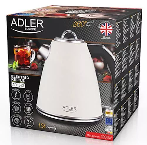 cumpără Fierbător de apă Adler AD 1343 Beige în Chișinău 