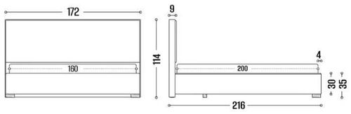 cumpără Pat my-STYLE my-Nika 160x200 (P49D16M03) în Chișinău 