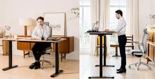 купить Стол компьютерный sc ET123 BL, blat alb, 1400x700 в Кишинёве 