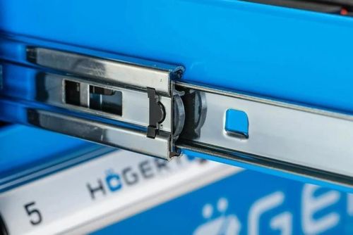 купить Система хранения инструментов Hoegert HT7G048-332 Тележка инструментальная 7 ящиков, 332 предмета в Кишинёве 