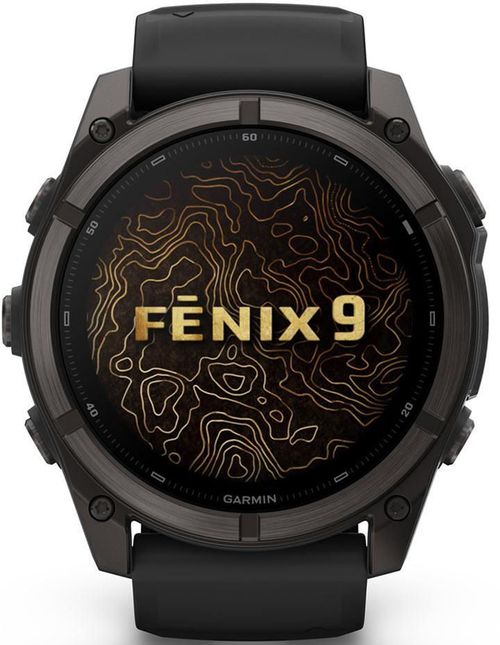 cumpără Ceas inteligent Garmin Fenix 9, 51mm, Carbon DLC, Black Band (010-04763-11) în Chișinău 
