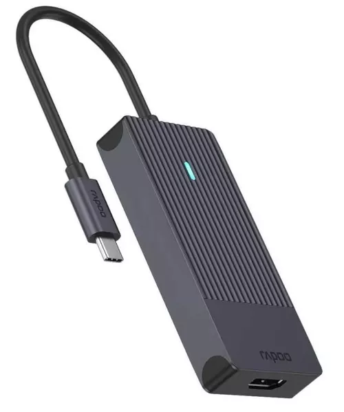 cumpără Adaptor de rețea USB Rapoo 217688 UCM-2001 USB-C Adapter 4-in-1 în Chișinău 