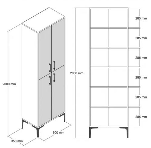 cumpără Raft pentru încălțăminte Trendy Berlin A, Nuc, Marmura Neagra 60x200x35cm în Chișinău 