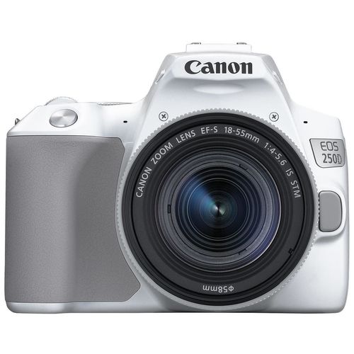 купить Фотоаппарат зеркальный Canon EOS 250D 18-55 f/3.5-5.6 IS STM White в Кишинёве 