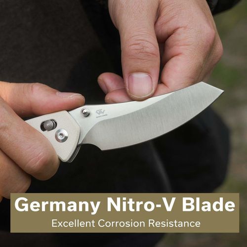 купить Нож походный Civivi C24050-2 Sixgill, lamă Nitro-V, G10, Crossbar Lock в Кишинёве 