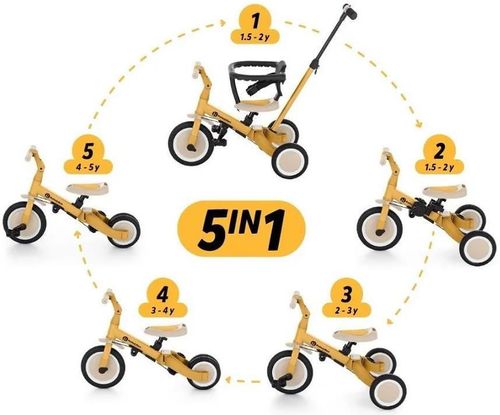 cumpără Bicicletă Petite&Mars 613818 evolutiva 5 in 1 Turbo Desert Sand în Chișinău 