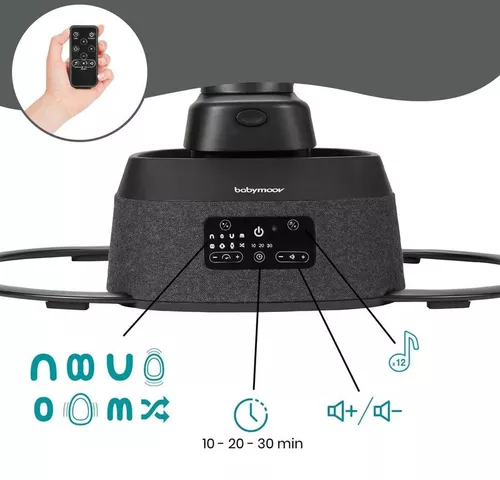 cumpără Leagăn pentru bebeluși Babymoov A055020 Leagan Swoon Motion Evolution Curl White în Chișinău 