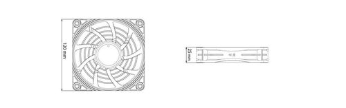 купить Кулер Deepcool TF120S WHITE в Кишинёве 