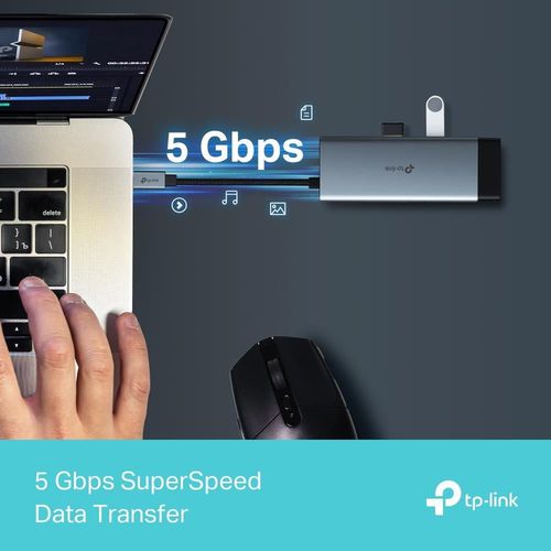 купить USB Hub TP-Link UH6120C 6in1 USB-C Hub в Кишинёве 