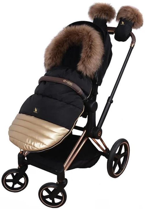 cumpără Accesorii pentru cărucior Cottonmoose CTM_MS_PM_MG Husa carucior Moose Shine Gold în Chișinău 