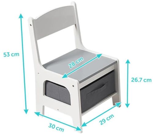 купить Набор детской мебели U-Grow UGMS-5601-GR Măsuță + 2 scaune, sur в Кишинёве 