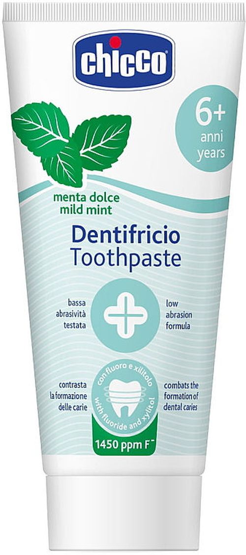 Pasta de dinti Chicco cu gust de menta (6+ ani) 50 ml 