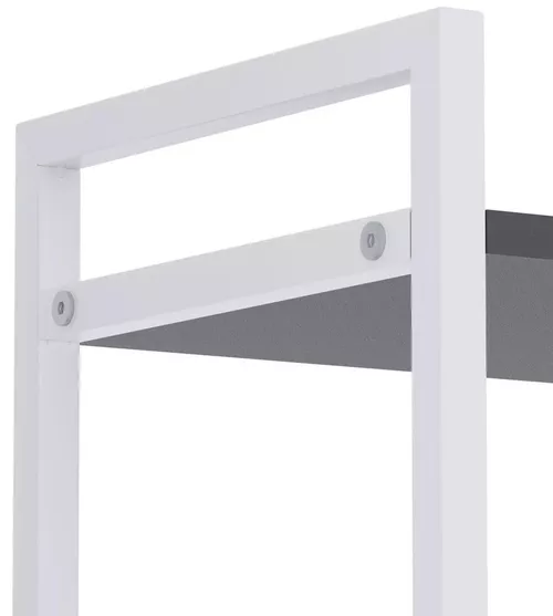 cumpără Raft de birou Nex Home Raft metalic Loft 1800x600x240mm, 6 polite PAL, White/ Anthracite în Chișinău 