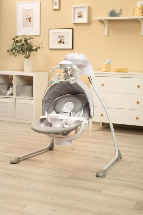 купить Детское кресло-качалка Caretero 8094 Raffi Графитовые в Кишинёве 