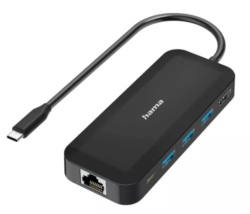 купить USB Hub Hama 300080 USB-C Hub 6Ports 3USB-A USB-C HDMI™ LAN/Ethernet в Кишинёве 