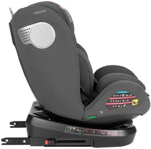 купить Автокресло Kikka Boo 31002100102 i-Moove 2 Dark Grey i-Size, 40-150cm в Кишинёве 