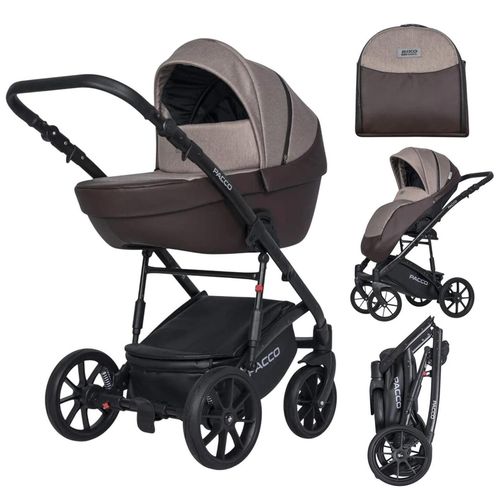 купить Детская коляска Riko Carucior 2in1 Basic Pacco 07 Mocca в Кишинёве 
