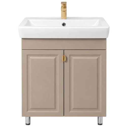 купить Шкаф под умывальник Mashtab 12677 Marbela (ML) cu 2 uși 650x460x850 Alb lucios в Кишинёве 