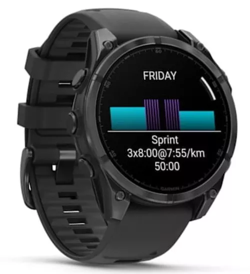 купить Смарт часы Garmin Fenix 8 – 47 mm, Slate Gray with Black Silicone Band (010-02904-00) в Кишинёве 