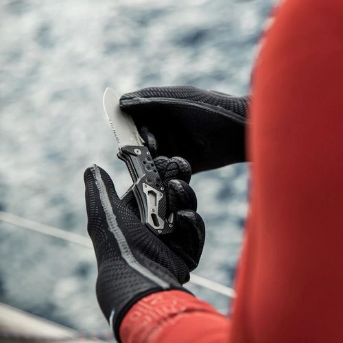 купить Нож походный AquaLung Folding Blunt Black в Кишинёве 