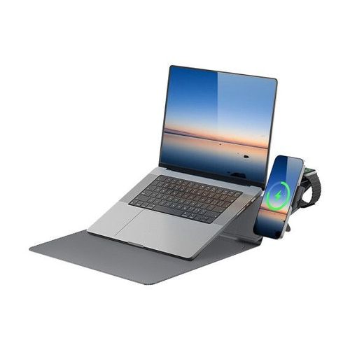 cumpără Husă pentru laptop Dux Ducis Wireless charging sleeve for 15-16 Laptops AirQ, Grey în Chișinău 