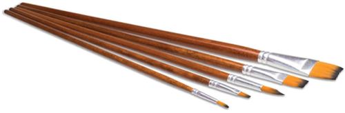 cumpără Set de creație Primo Crafts 1242P5A Penar cu 5 pensule pentru acril 5/8/6/10/18 (sintetica) în Chișinău 