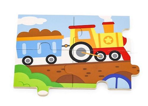 cumpără Puzzle Viga 51456 16-Piece-Puzzle Vehicles în Chișinău 