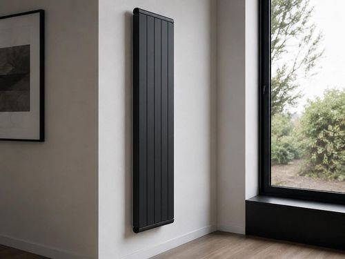 cumpără Radiator Carisa BUTERFLY 1800x396 9016 TEX Black (5 elem) dt30=470w alum în Chișinău 
