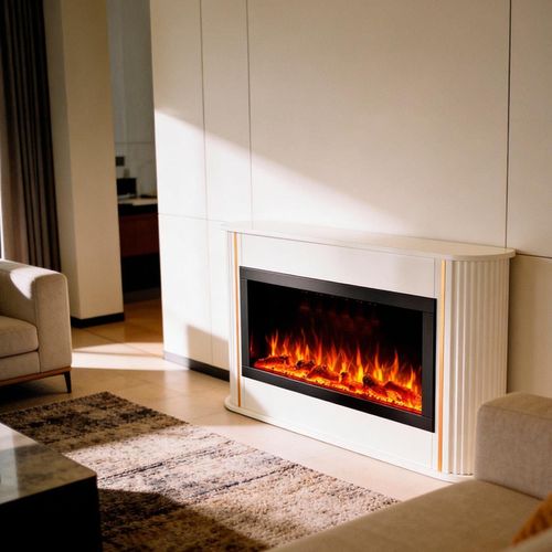 купить Камин электрический ArtFlame Rondo white & Haven 40, 800x1400x300mm в Кишинёве 