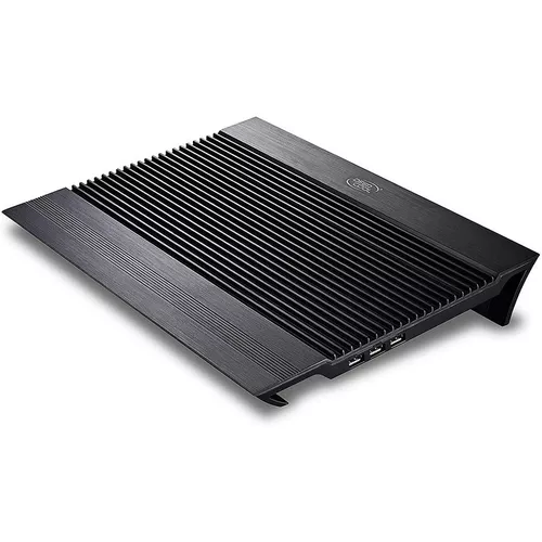 cumpără Stand pentru laptop Notebook Cooling Pad DEEPCOOL N8 BLACK,  up to 17", 140mm, 1000rpm, 25dBA, 94.7CFM, 4x USB, all aluminum extrusion panel, Black în Chișinău 