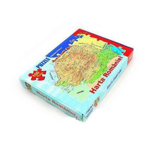 cumpără Puzzle Noriel NOR2792 Puzzle 100 piese Harta Romaniei 2017 în Chișinău 