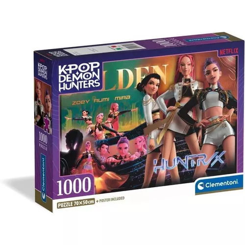 купить Пазл Clementoni Puzzle 1000 KPOP DEMON HUNTERS -3-COMPACT (37126) в Кишинёве 