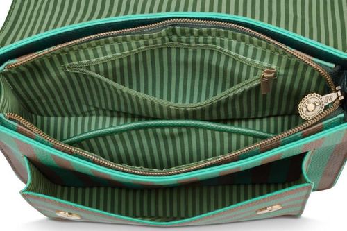 купить Сумка плечевая Pip Studio 51.273.430 Fenna Cross Body Bag Medium Stripe Green 25x7x20cm Green в Кишинёве 
