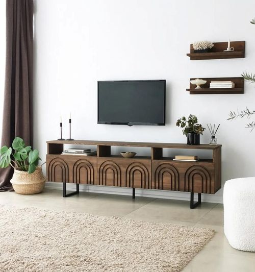 cumpără Comodă TV Trendy Helen, Nuc 170x40x30cm în Chișinău 