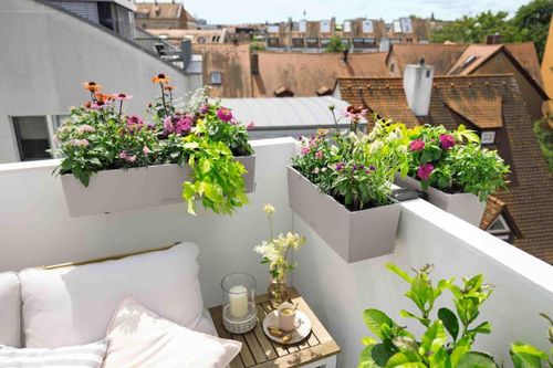 cumpără Suport pentru flori Lechuza Brackets Balconera Duo Black în Chișinău 