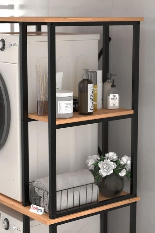 купить Полка для ванной Bofigo 12-38-02 Pine (полка для стиральной машины) в Кишинёве 