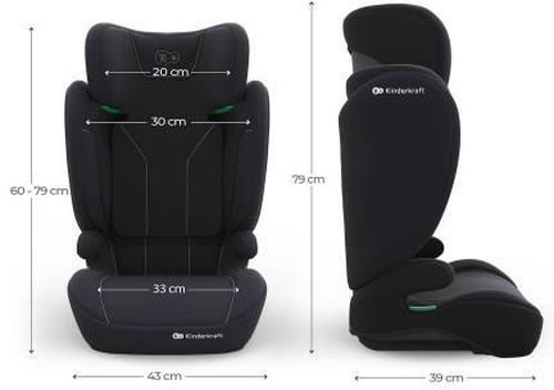 купить Автокресло KinderKraft I-Spark 2 Plus i-Size Black (KCISPA02BLKPL00) в Кишинёве 