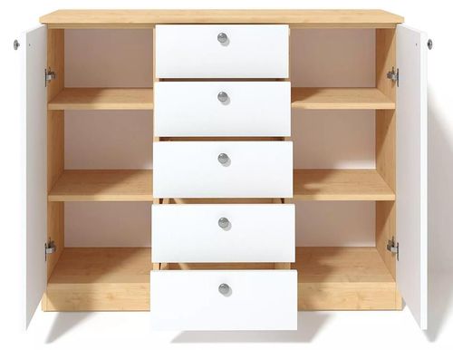 cumpără Comodă Fabrik Home № 3 Techno клён/белый ясень în Chișinău 