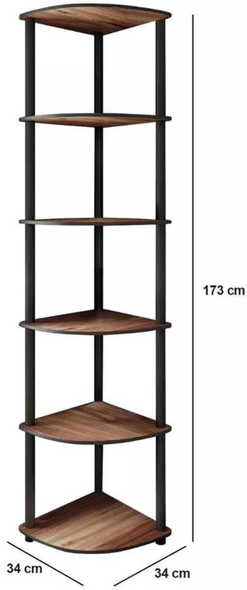 cumpără Raft de birou Hanah Home Bookcase 6 Corner în Chișinău 