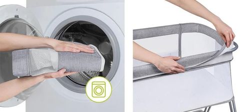 купить Колыбель Lionelo Luna Grey Concrete в Кишинёве 