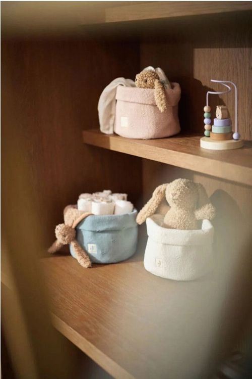 cumpără Cutie depozitare Jollein 580-001-68031 Cosulet Cosy Knit Wild Rose în Chișinău 