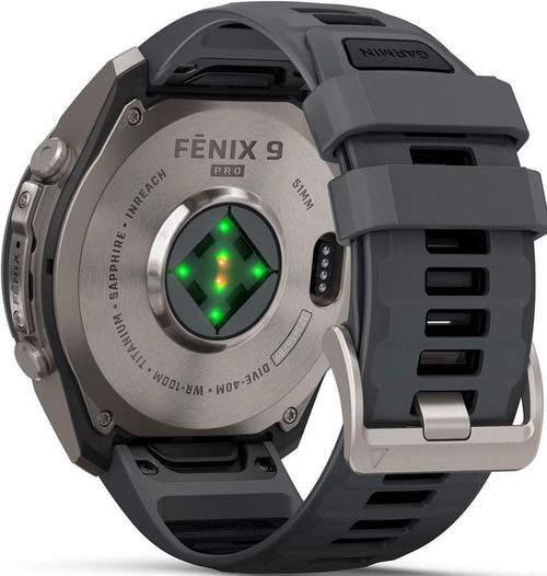 cumpără Ceas inteligent Garmin Fenix 9 Pro, 51mm, inReach,Ti w/Grpht/BkBnd (010-04337-21) în Chișinău 