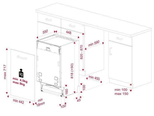 купить Встраиваемая посудомоечная машина Teka DFI 74910 в Кишинёве 