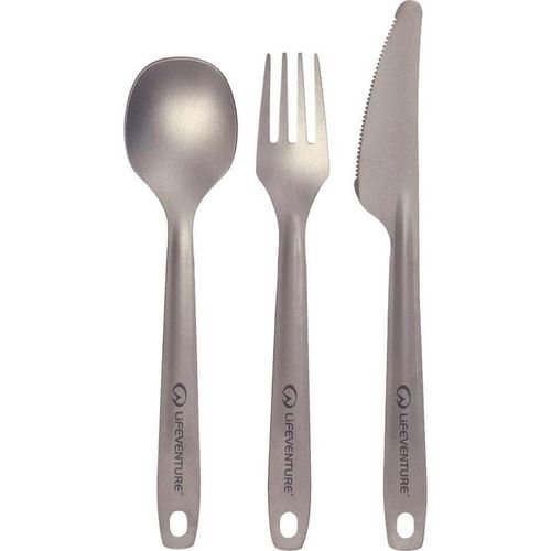 купить Товар для пикника Lifesystems Set tacimuri Titanium Knife Fork Spoon в Кишинёве 