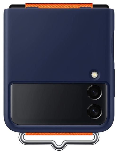 cumpără Husă pentru smartphone Samsung EF-GF711 Silicone Cover with Strap B2 Navy în Chișinău 