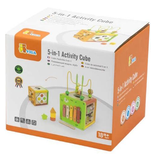 cumpără Puzzle Viga 44716 Busy – cub Cub de joc 5 în 1 în Chișinău 