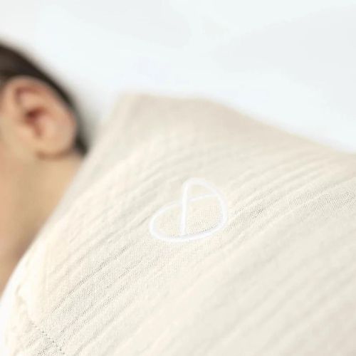 купить Аксессуар для пеленания Bright Starts 17386-003 Ingenuity SwaddleMe din muselina, 0-3 luni, 1.5 TOG, Cream в Кишинёве 