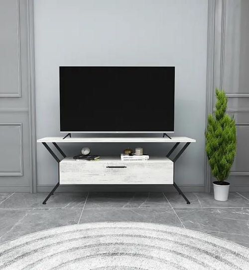 купить Тумба напольная для TV Trendy Tarz Cristal, 124x54x35cm (GTR000230) в Кишинёве 