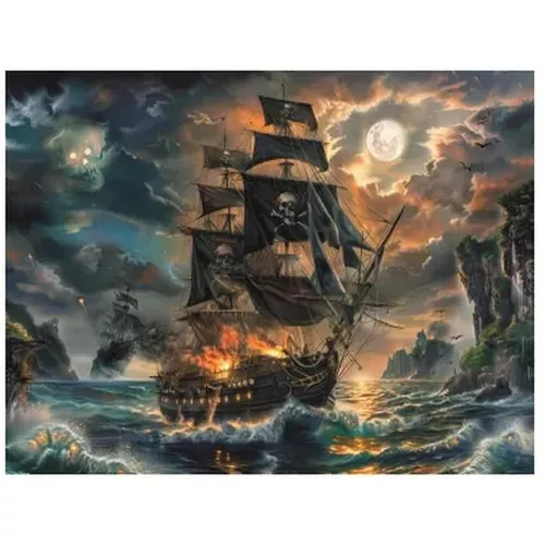 cumpără Puzzle Clementoni Puzzle 300 Piratii Marilor Bantuite (21738) în Chișinău 